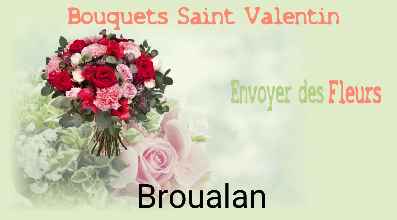 Roses de Saint-Valentin livrées à Broualan